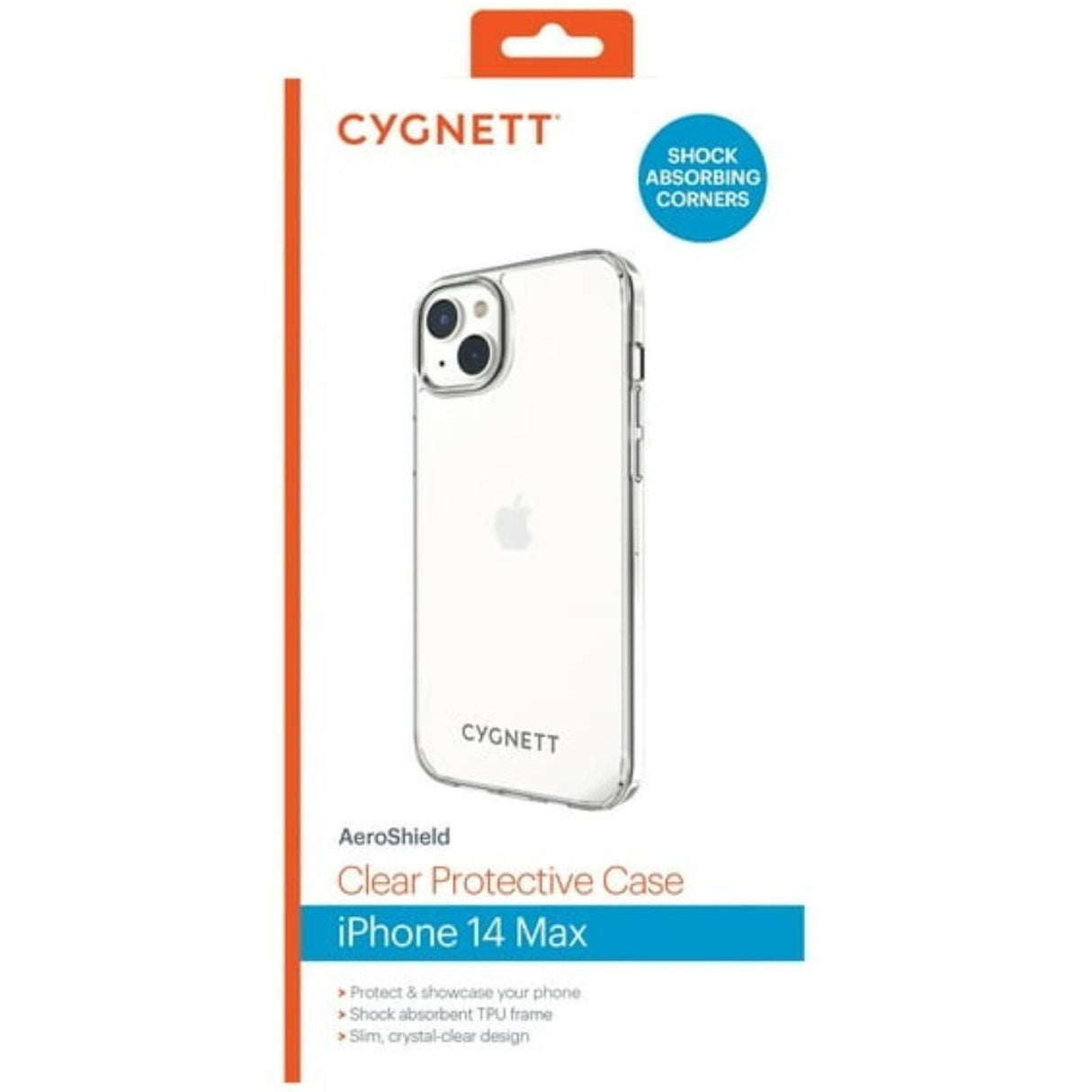 Cygnett AeroShield Protective Phone Case for iPhone 14 Plus - Clear