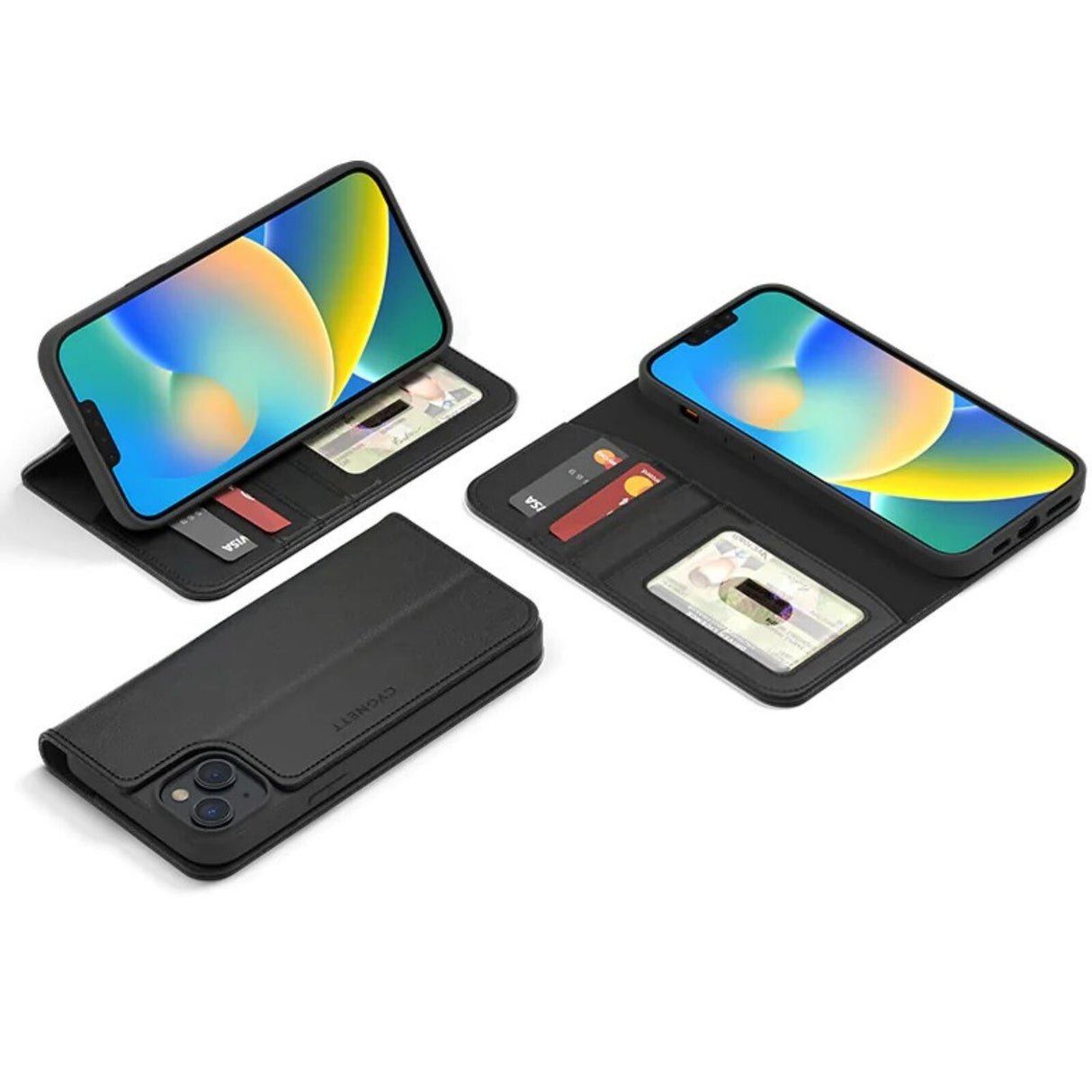 Cygnett UrbanWallet Protective Phone Case For Apple iPhone 14 Plus - Black