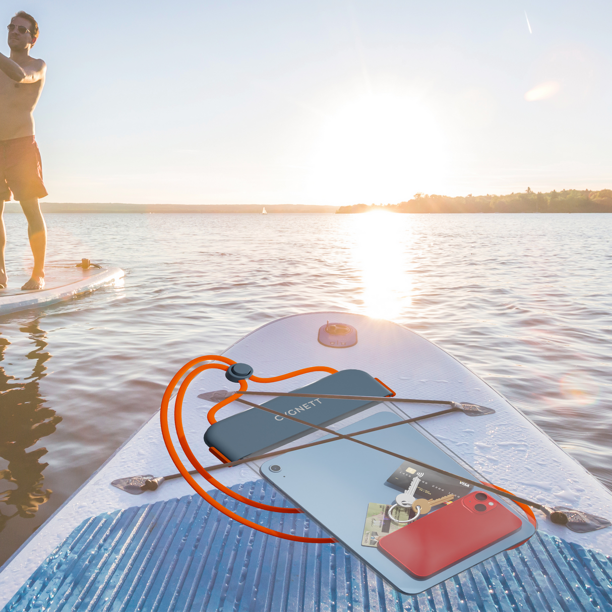 Cygnett AquaGuard Waterproof 11-inch Tablet/Phone Pouch Universal Travel Holder