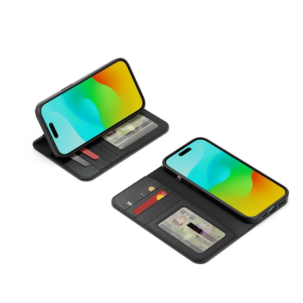 Cygnett UrbanWallet Phone Case for iPhone 15 Plus - Black (Card Slots)