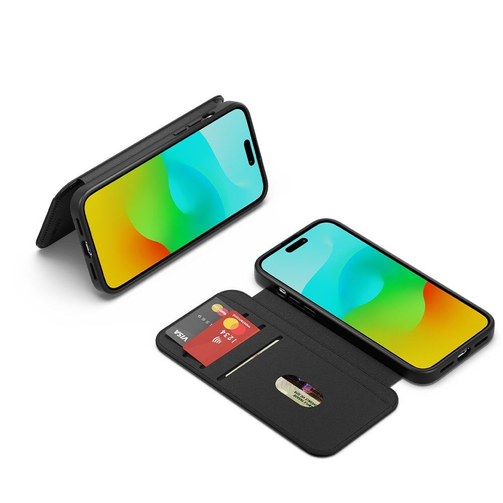 Cygnett MagWallet Magnetic Phone Case for iPhone 15 Plus - Black (Card Slots)