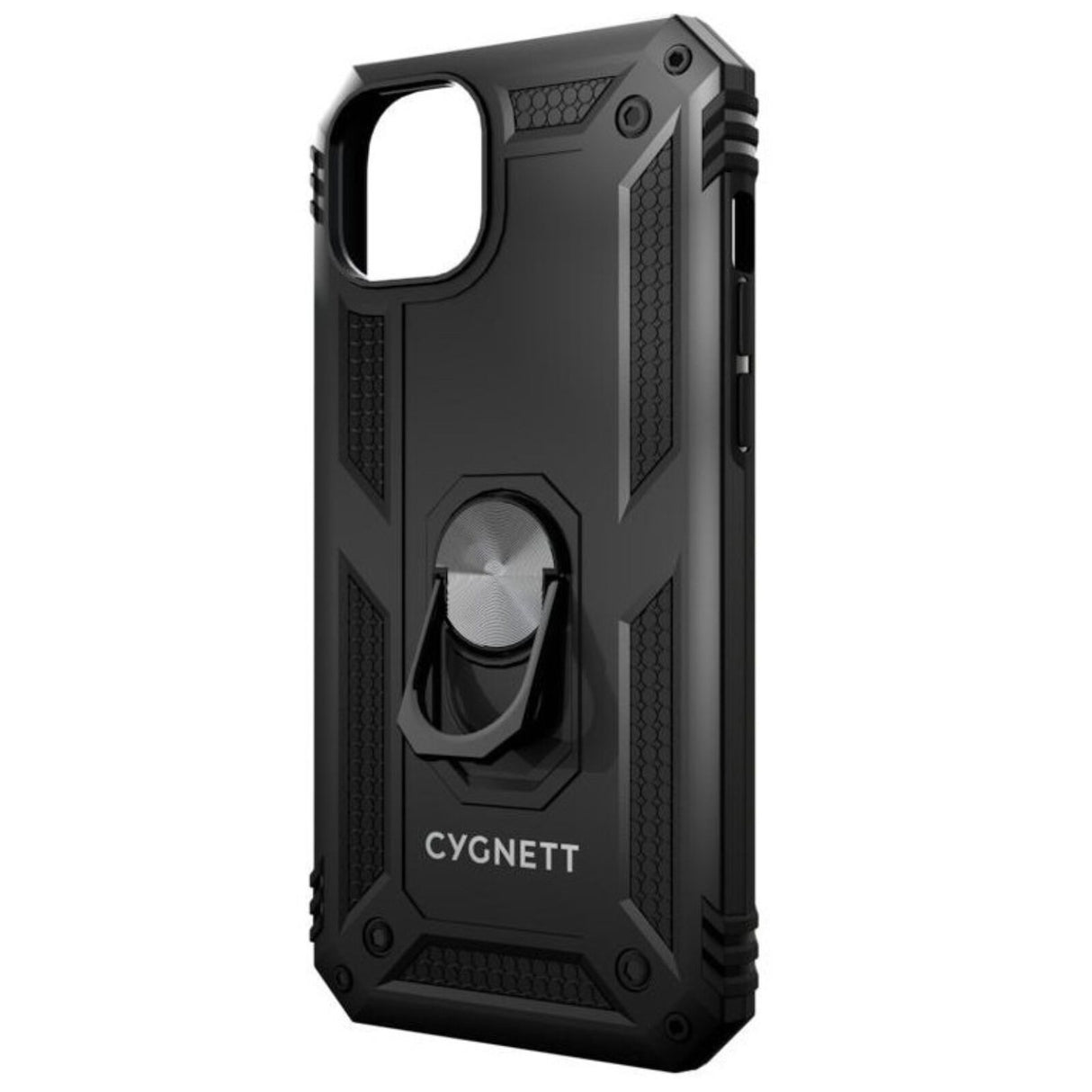 Cygnett Rugged Integrated Kickstand Phone Case For iPhone 15 Plus - Black