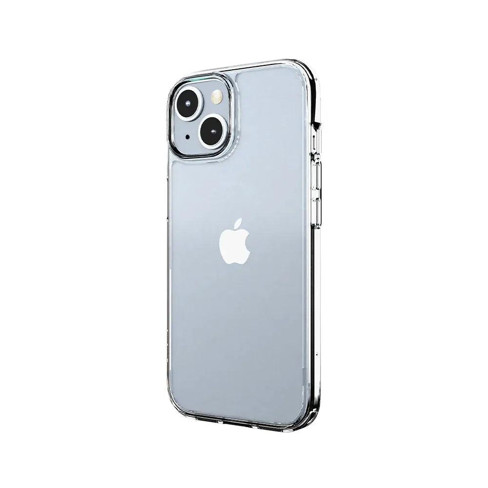 Cygnett Case iPhone 15 Slim Shock Absorbent Anti-Bacterial Recycled Material Cover in Clear