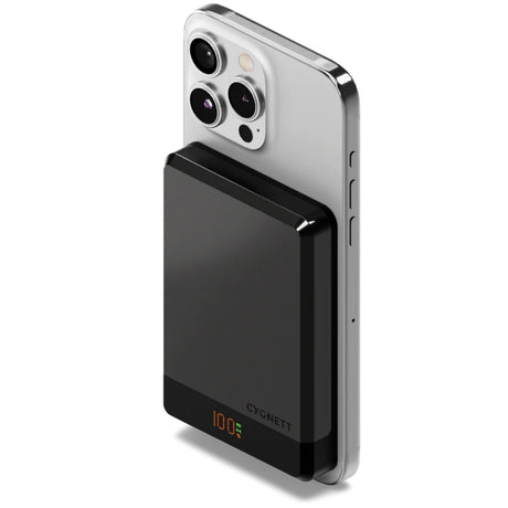 Cygnett Magnetic Wireless Power Bank 10K Magsafe Compatible - Black