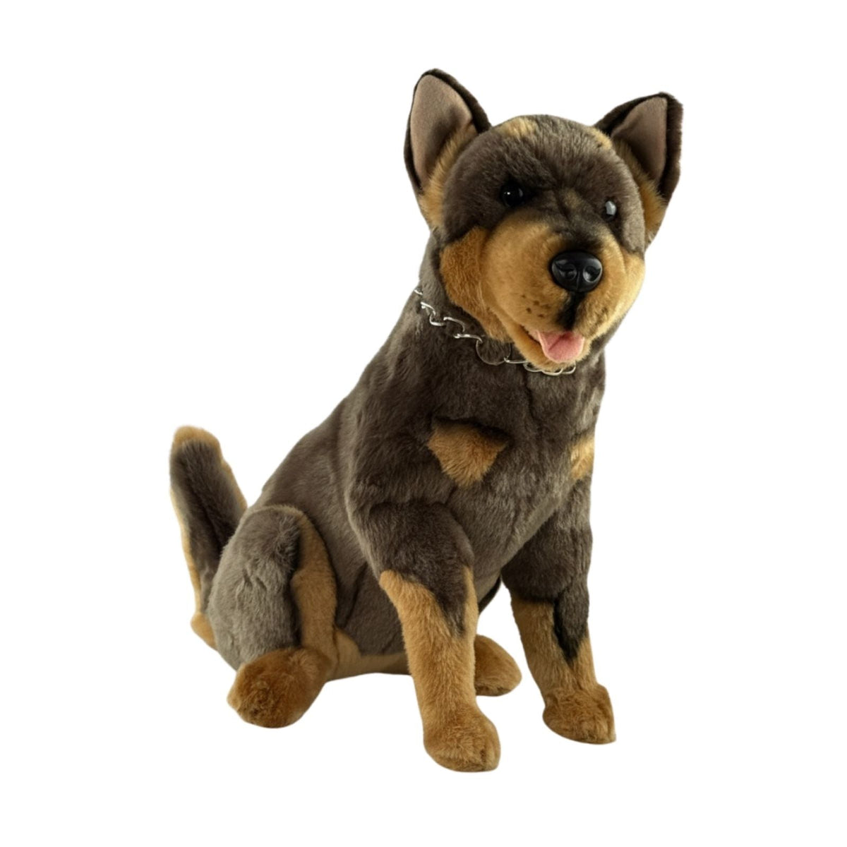 Bocchetta Cannon 38cm Sitting Kelpie Plush Toy (Australian Stuffed Animal Dog Gift)