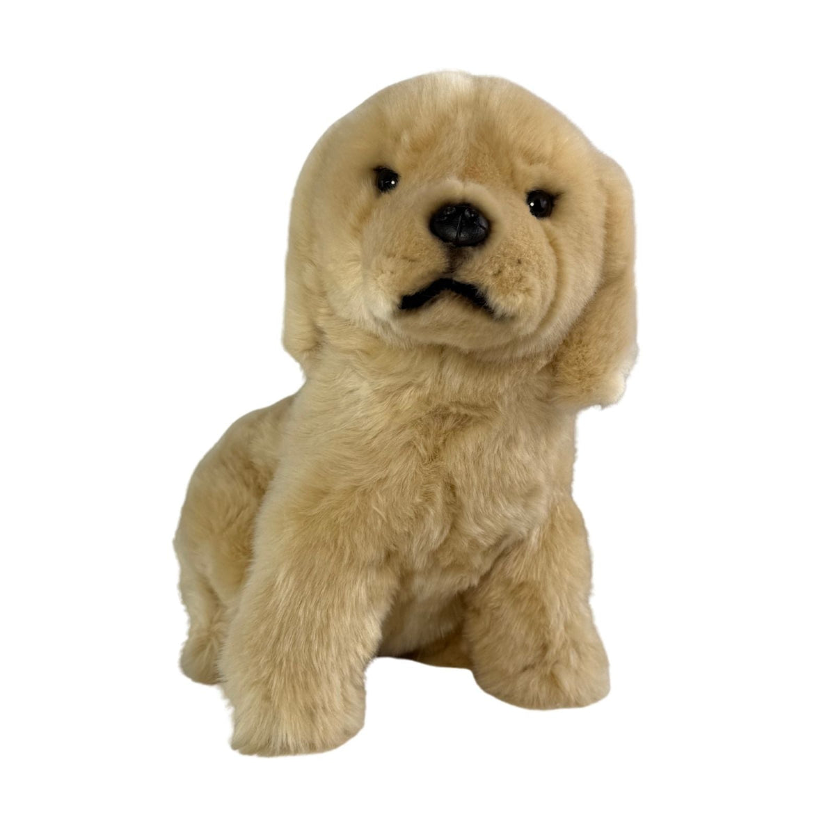 Bocchetta Chanel 26cm Sitting Golden Retriever Plush Toy (Realistic Stuffed Animal Dog Gift)