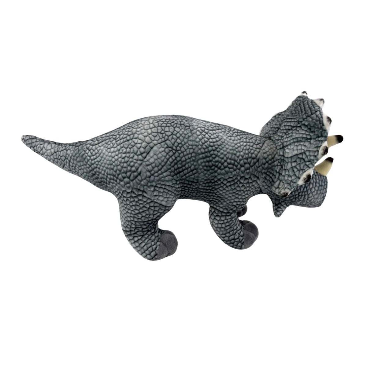 Bocchetta Crestor 33cm Triceratops Dinosaur Plush Toy (Realistic Stuffed Animal Dino Gift)