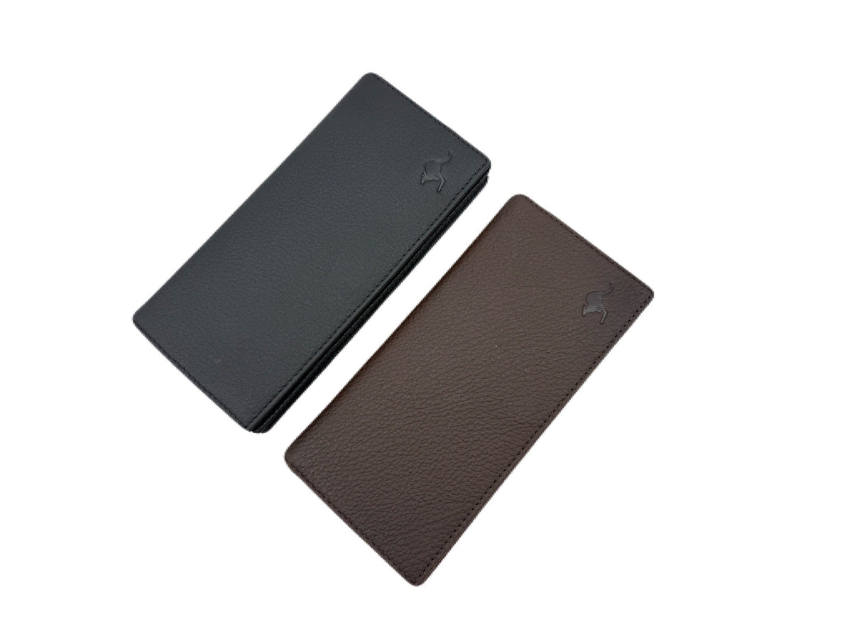 Jacaru 5790 Womens Kangaroo Leather Purse - Bi-Fold with 12 Card Slots (18.5 x 9cm)