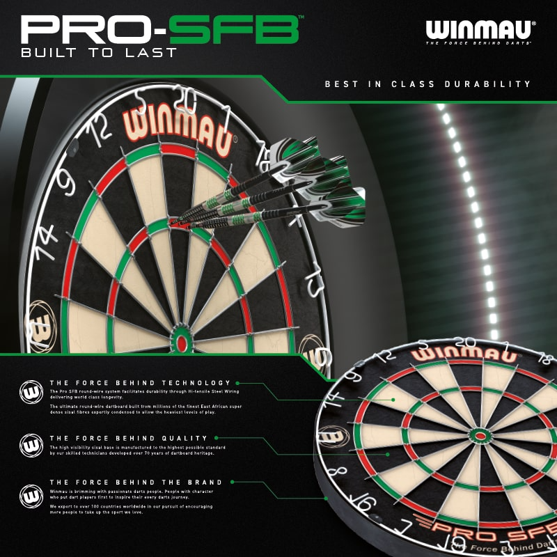 Winmau Pro SFB Steel Tip Dart Board