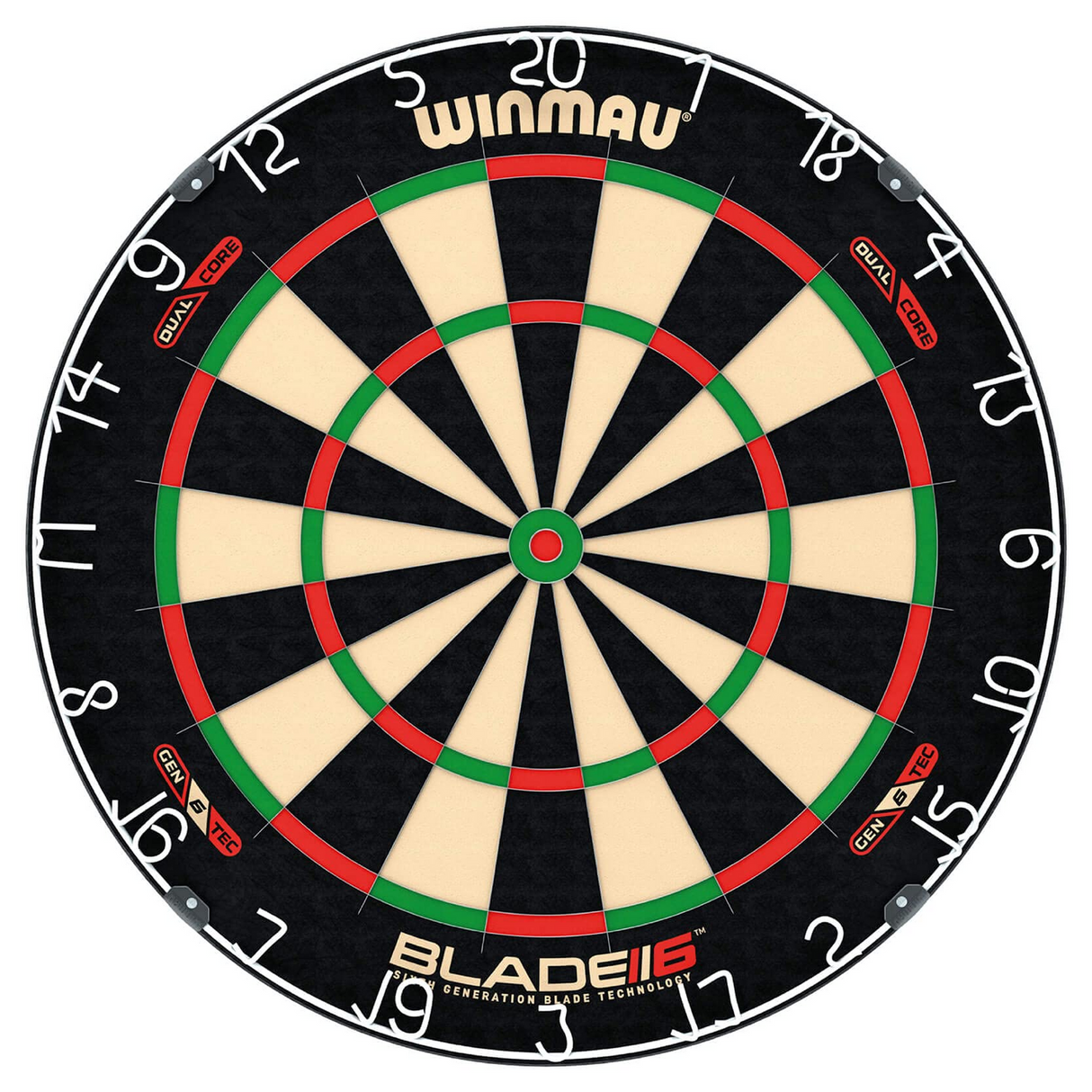 Winmau Blade 6 Dual Core Dartboard Official WDF Size Rota-Lock System
