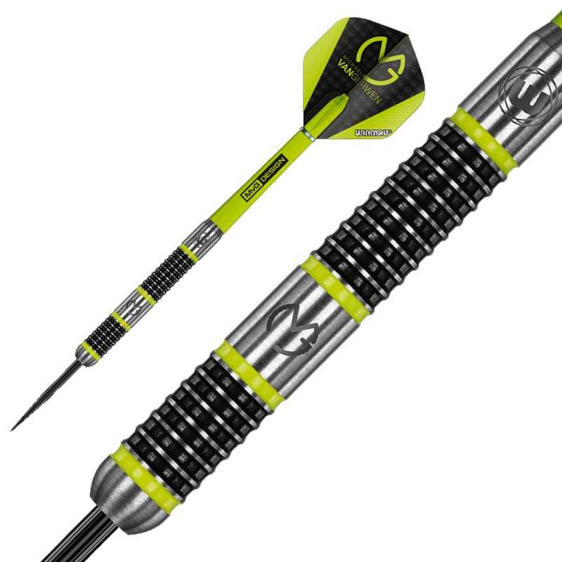 Winmau MVG Aspire Steel Tip Darts 80% Tungsten 21g Michael Van Gerwen