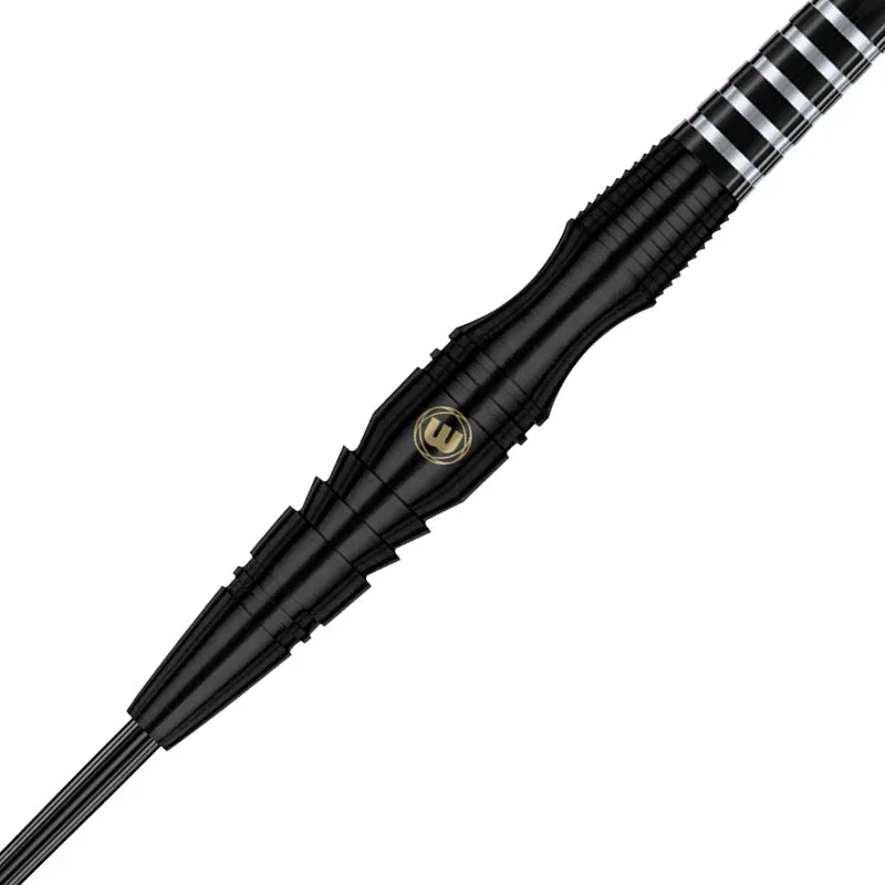 Winmau 90% Tungsten Sniper Black Steel Tip Darts 22g Natural Finish Match Weighted