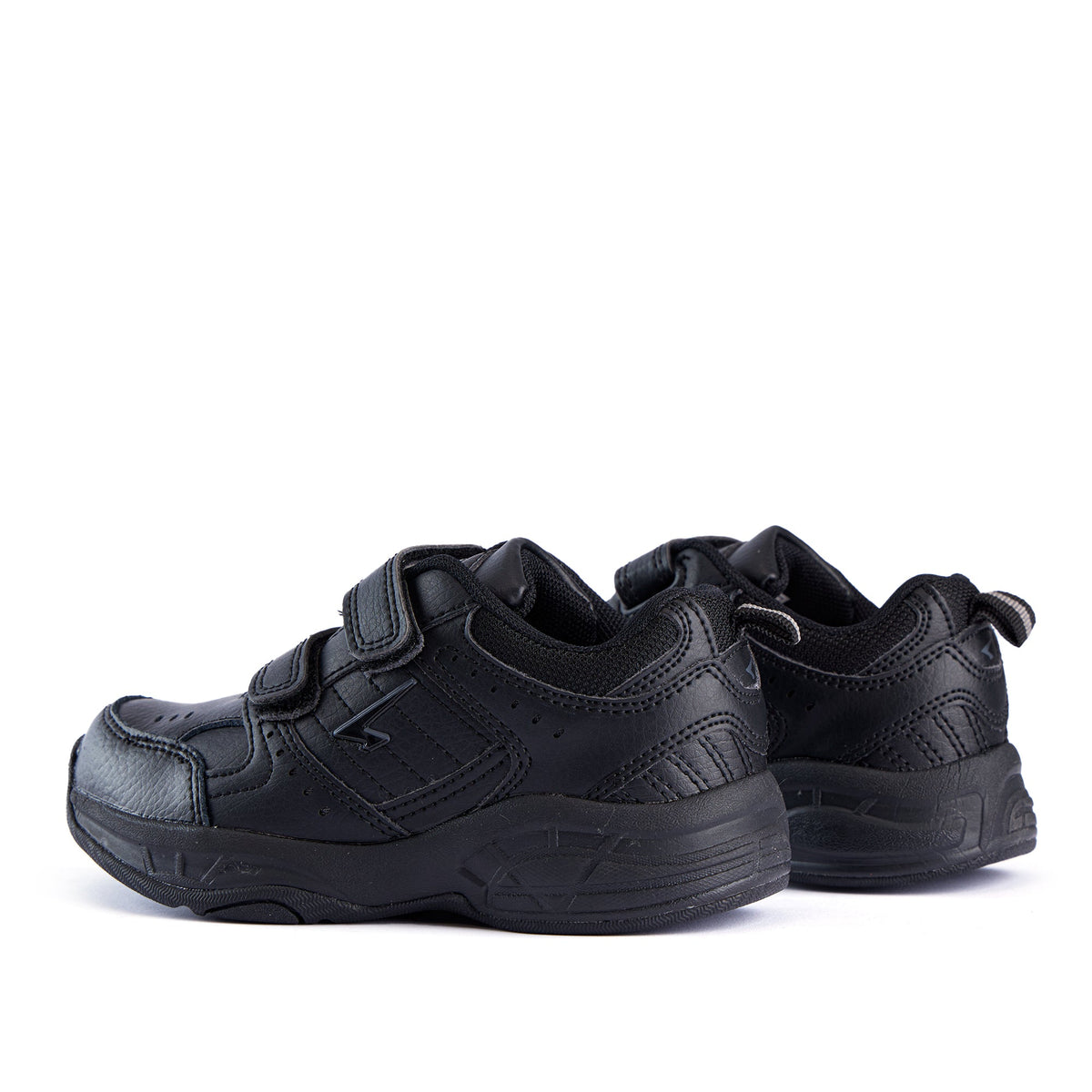 Sfida Defy Senior Leather V Strap Sneakers - Black (Cross Trainer Shoes)