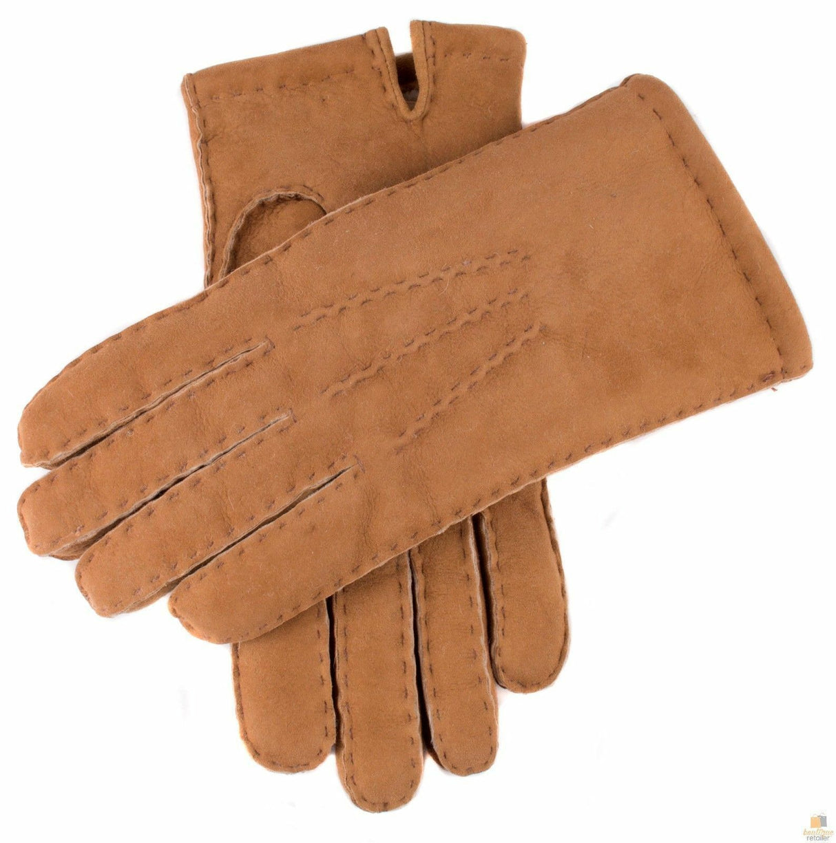 Dents Mens Hand Sewn Real Lambskin Gloves Warm Winter Fleecy Lining 5-1553 York