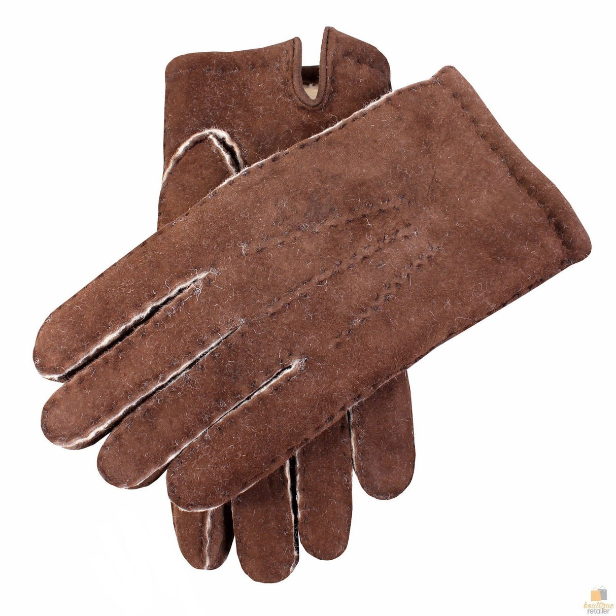 Dents Mens Hand Sewn Real Lambskin Gloves Warm Winter Fleecy Lining 5-1553 York
