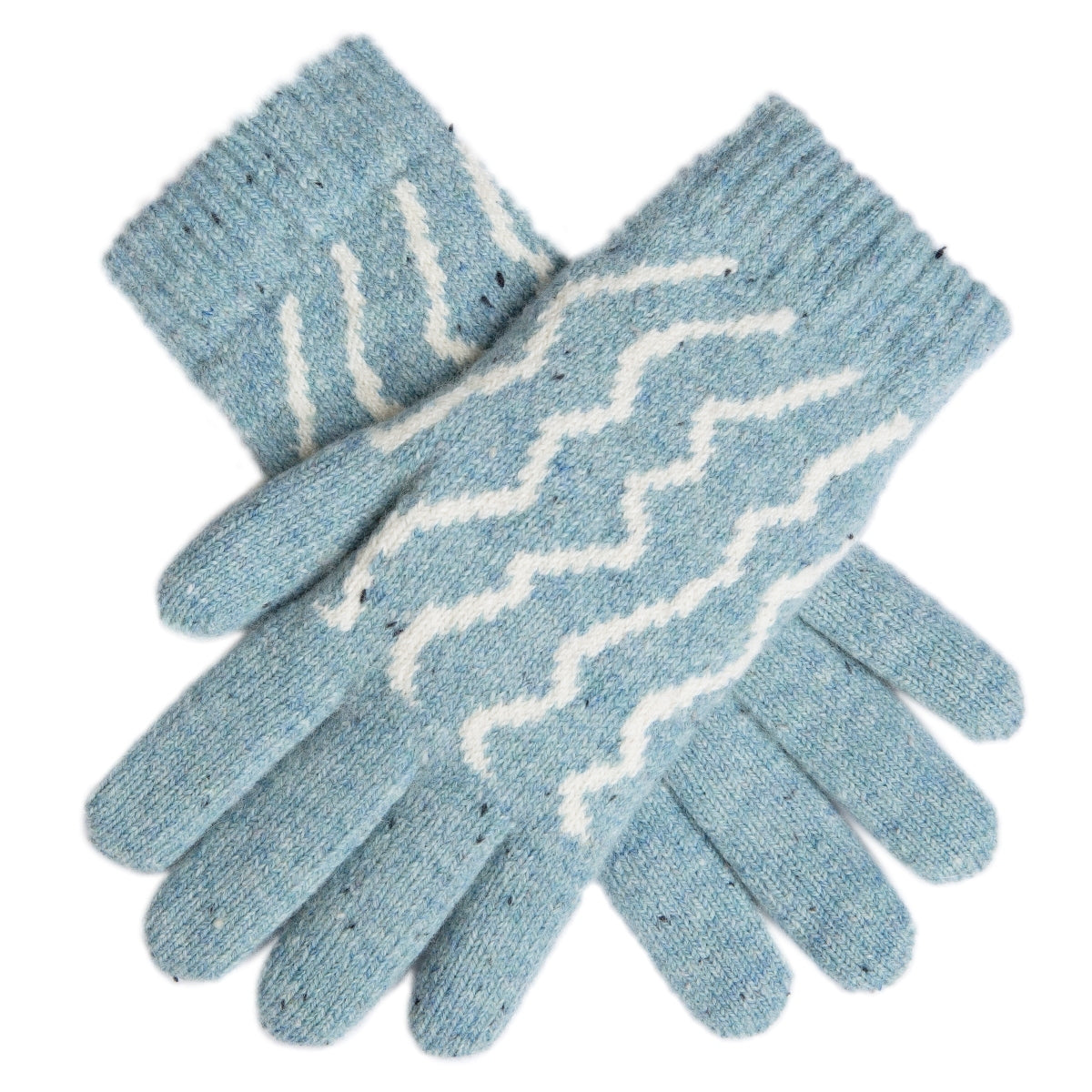 Dents Premium Womens Striped Knitted Gloves Warm Winter Knitted Pattern