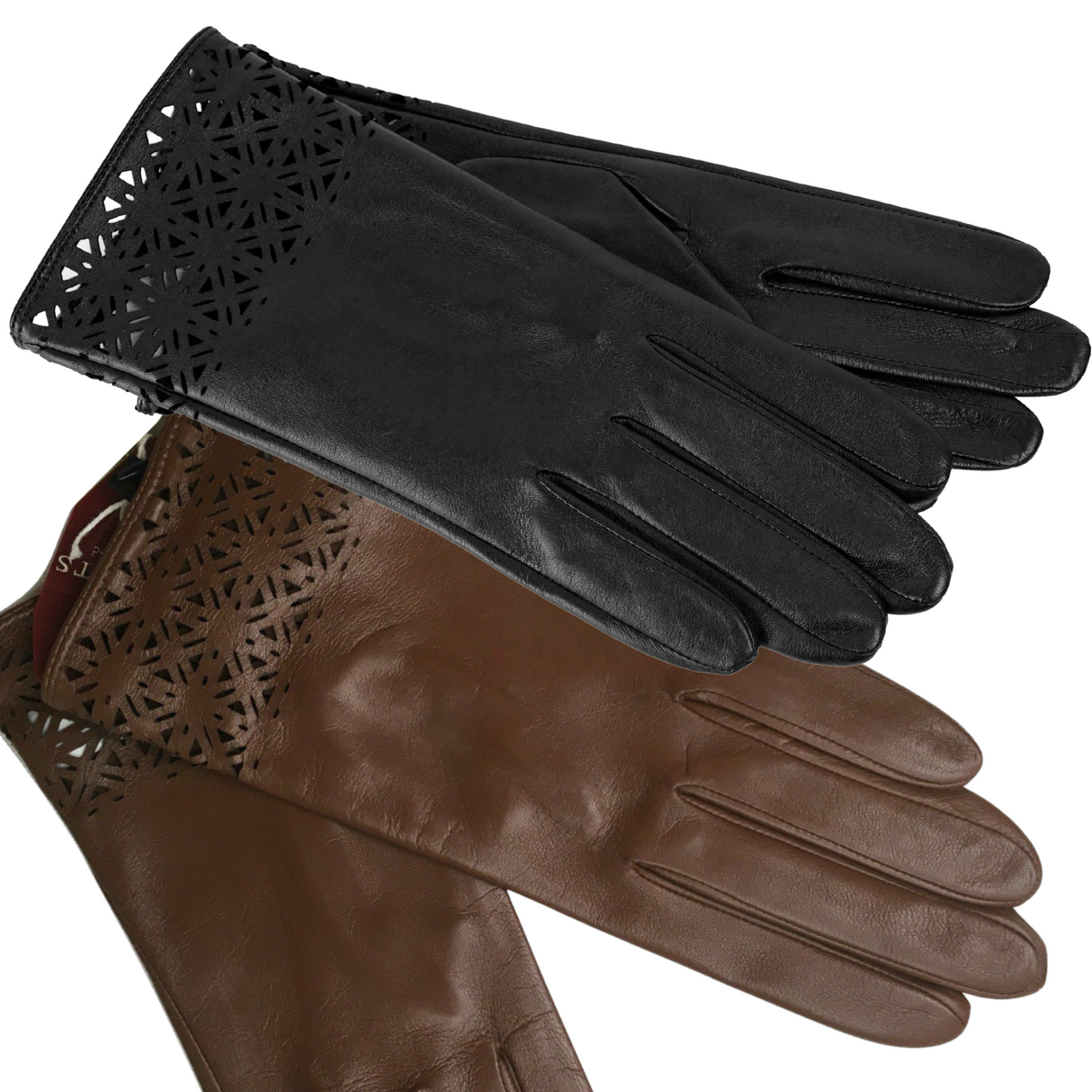 DENTS Premium Quality Unlined Womens Genuine Leather Gloves 77-0006 - Black
