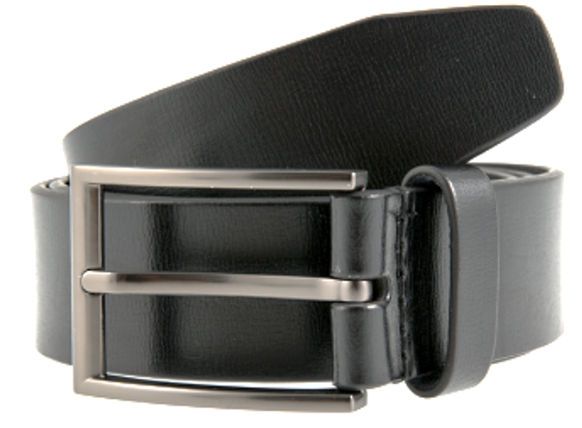 Dents Casual Leather Belt in Black