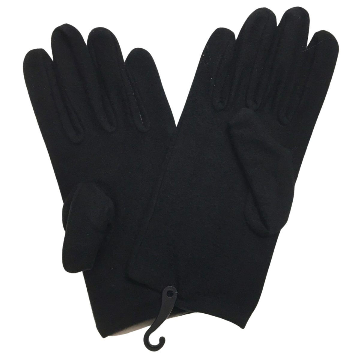DENTS Ladies Womens Fleece Knit Gloves MYLF9071 - Black