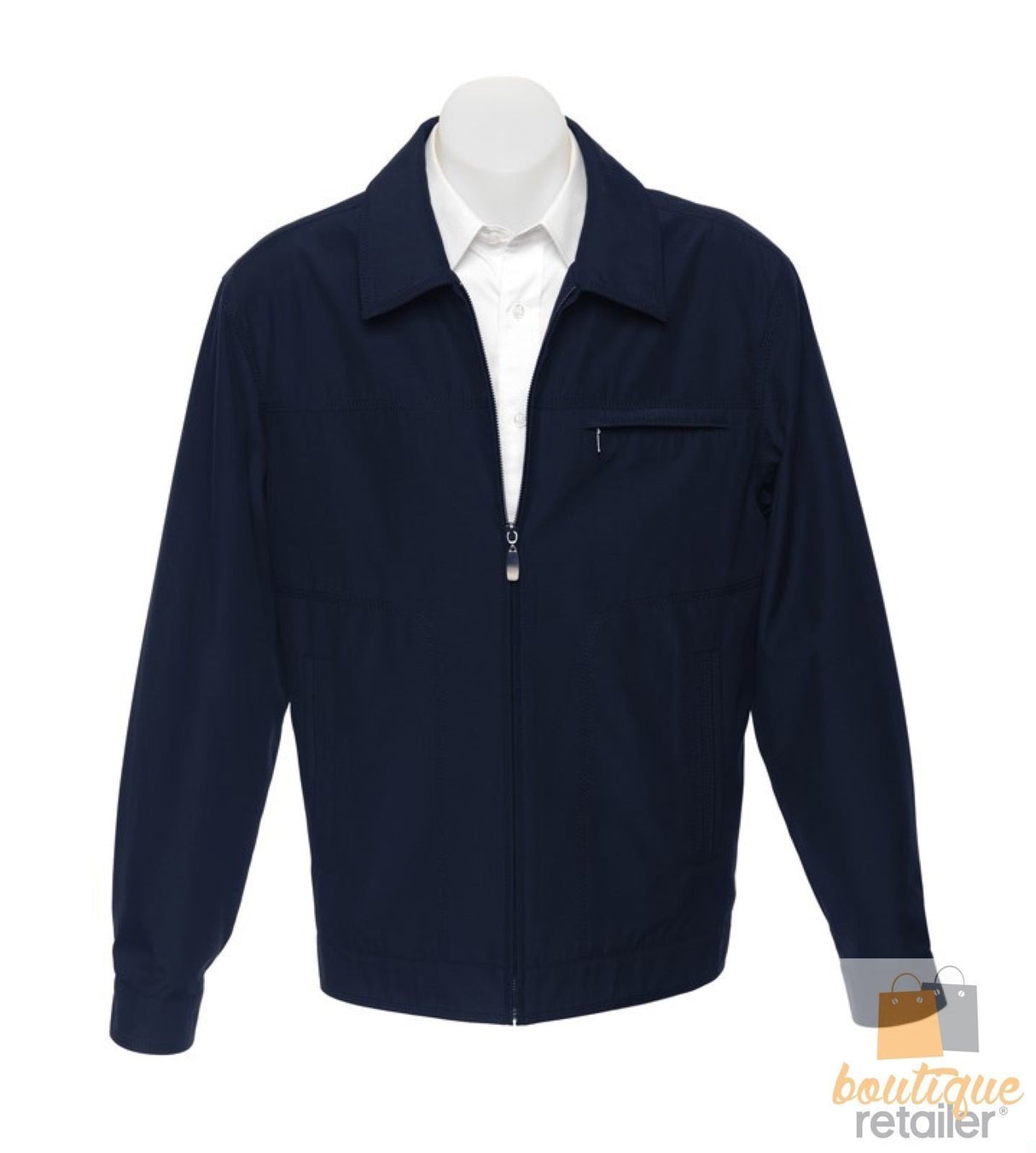 Daniel Hechter Mens Sam Jacket Coat Full Zip Lined Blazer Warm Winter Casual - Black