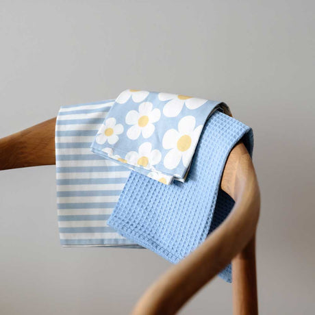 100% Cotton Linen Tea Towels - Daisy Dream