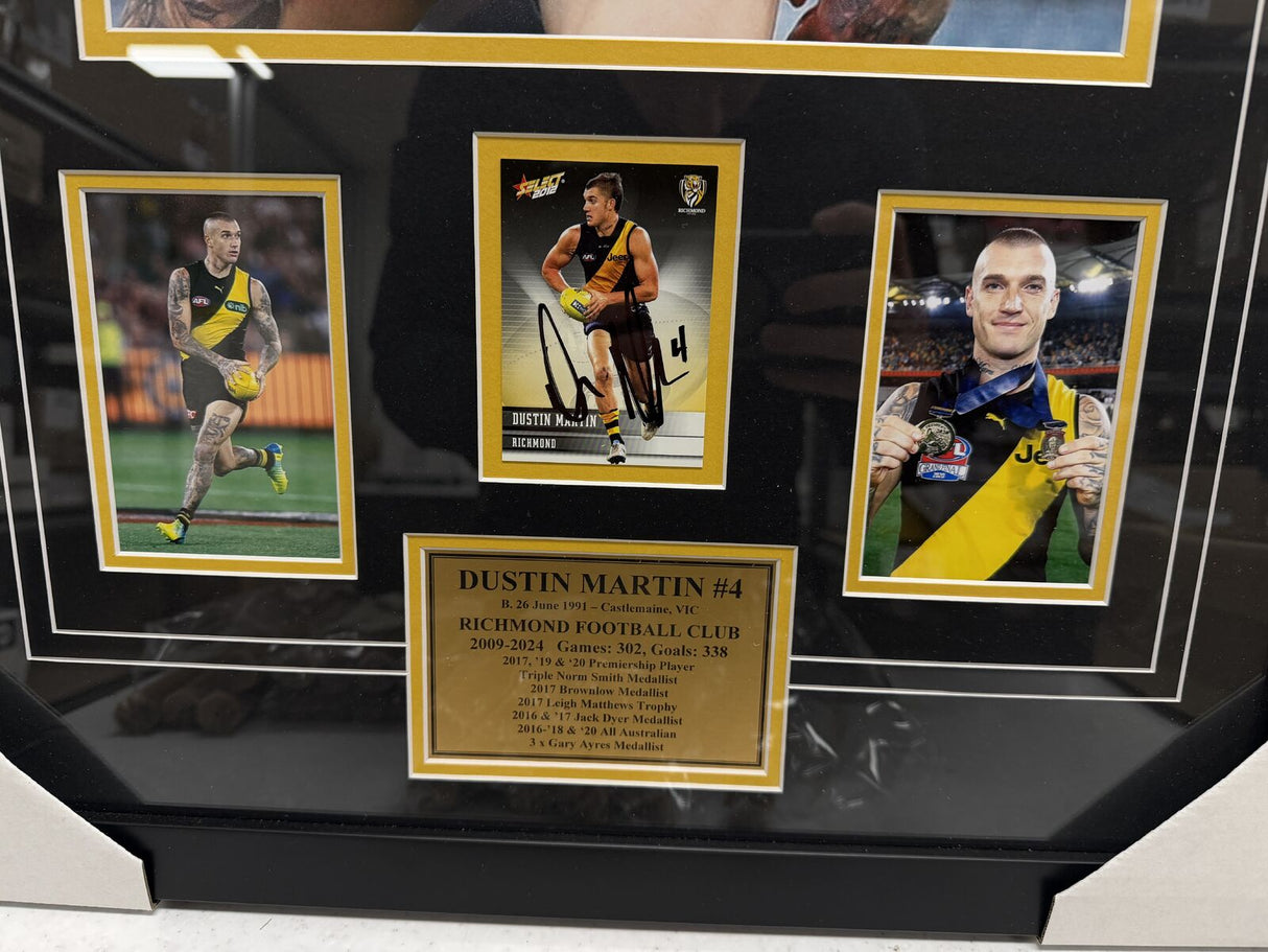 OFFICIAL Dustin Martin Richmond Tigers Signed & Framed Memorabilia w/ Certificate of Authenticity
