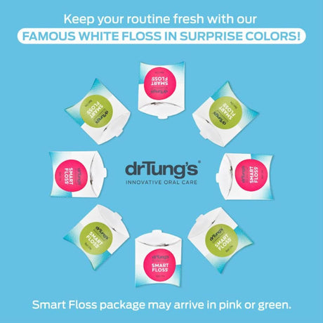 3x Dr Tung's Smart Dental Floss Chemical Free Oral Teeth Care Natural Flosser