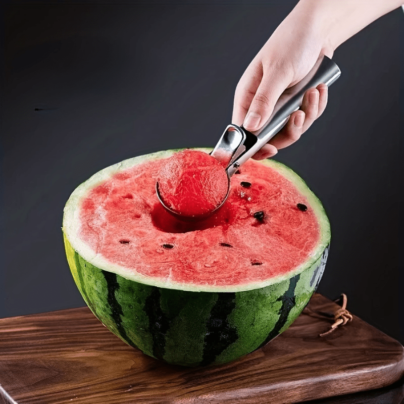 Stainless Steel Ice Cream Scoop with Trigger (Dishwasher Safe)