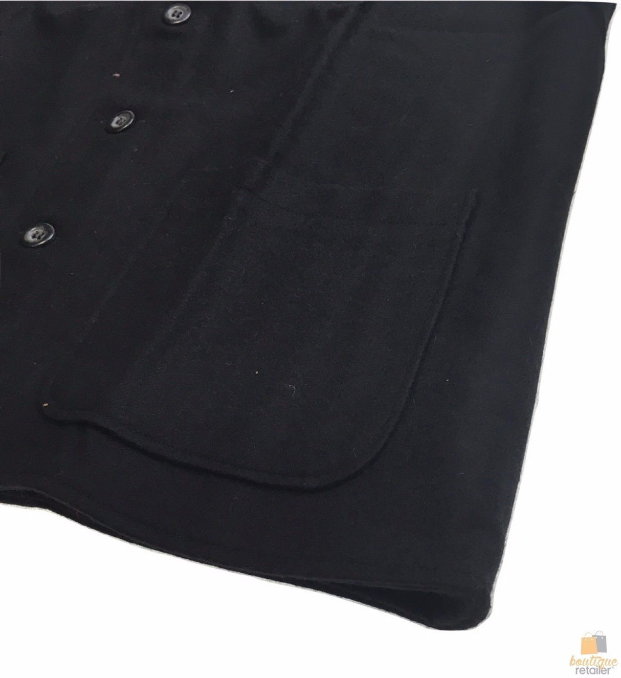 Edgemont Mens Wool Viscose Vest - Black (Woolen Lined)