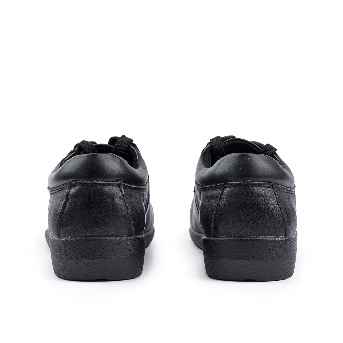 Sfida Emily Senior Kids Leather Lace Up School Shoes - Black (Boys/Girls)