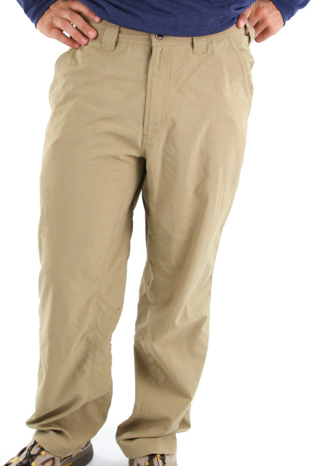 ExOfficio Mens Nomad Pants Trousers Wrinkle Water Resistant 1021-5098