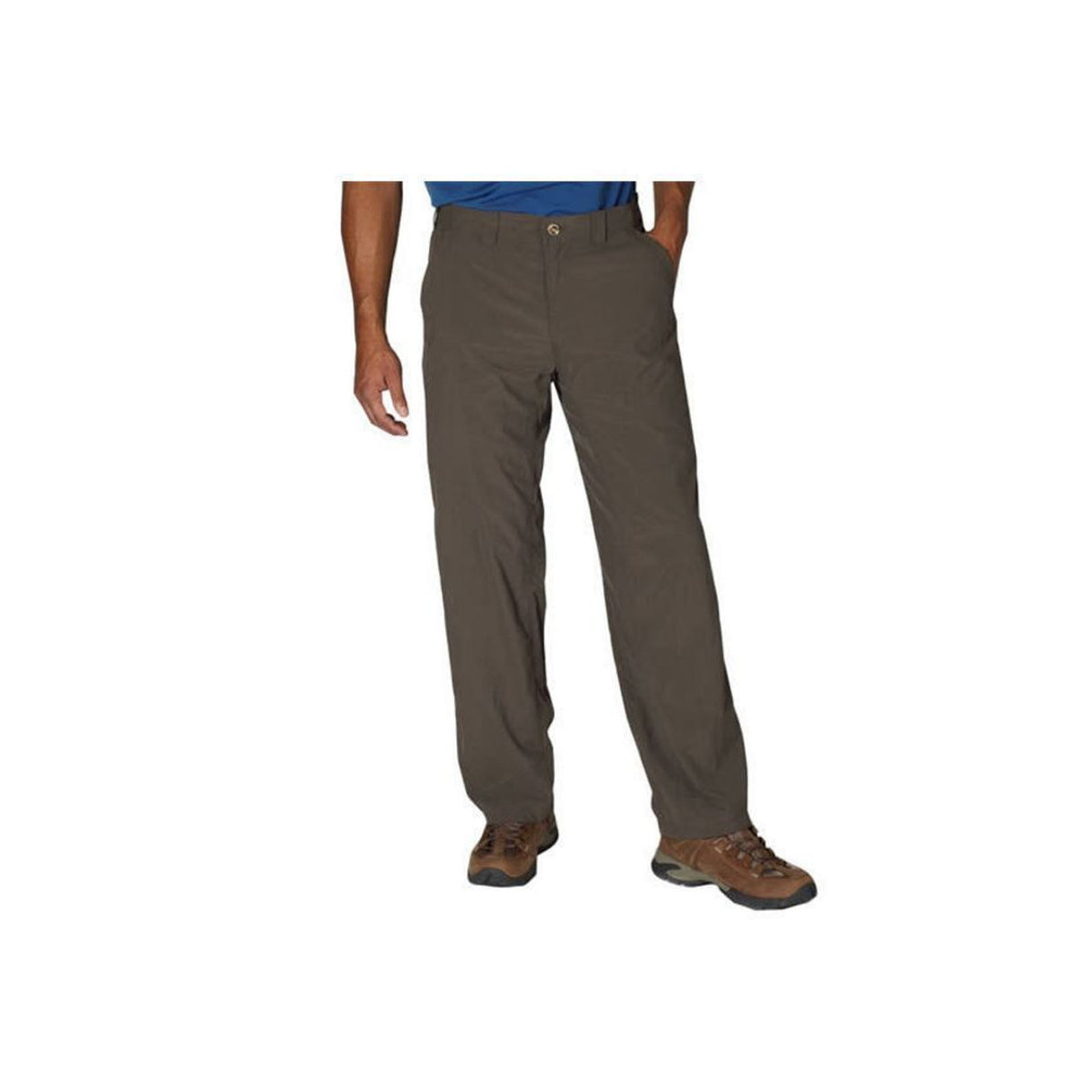 ExOfficio Mens Nomad Pants Trousers Wrinkle Water Resistant 1021-5098 - Light Khaki