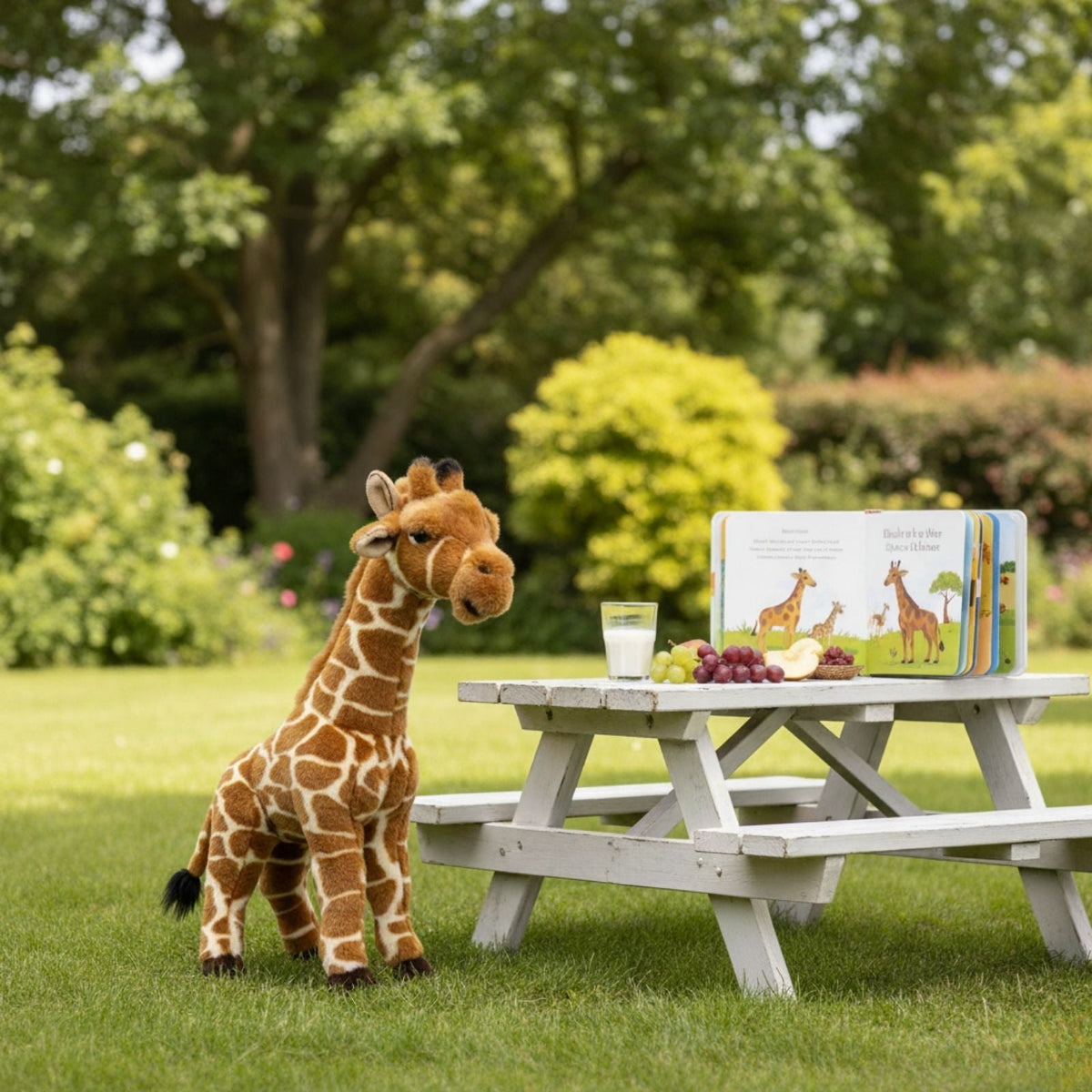 Bocchetta Elliot 37cm Giraffe Plush Toy (Realistic Stuffed Animal Wildlife Gift)