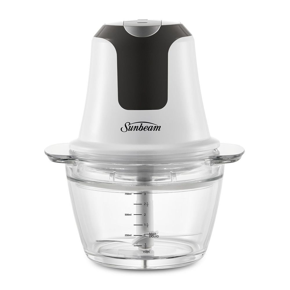 Sunbeam Mini Glass MultiChopper Food Processor - White - FCP1000WH