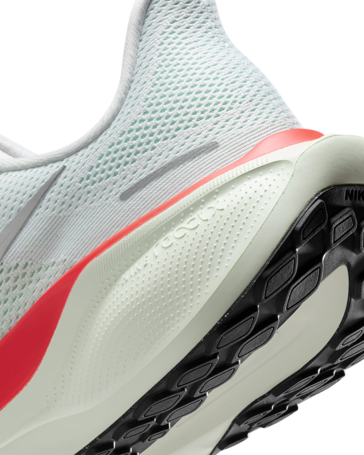 Nike Mens Air Zoom Pegasus 41 Sneakers Shoes Runners in White/Barely Green/Crimson