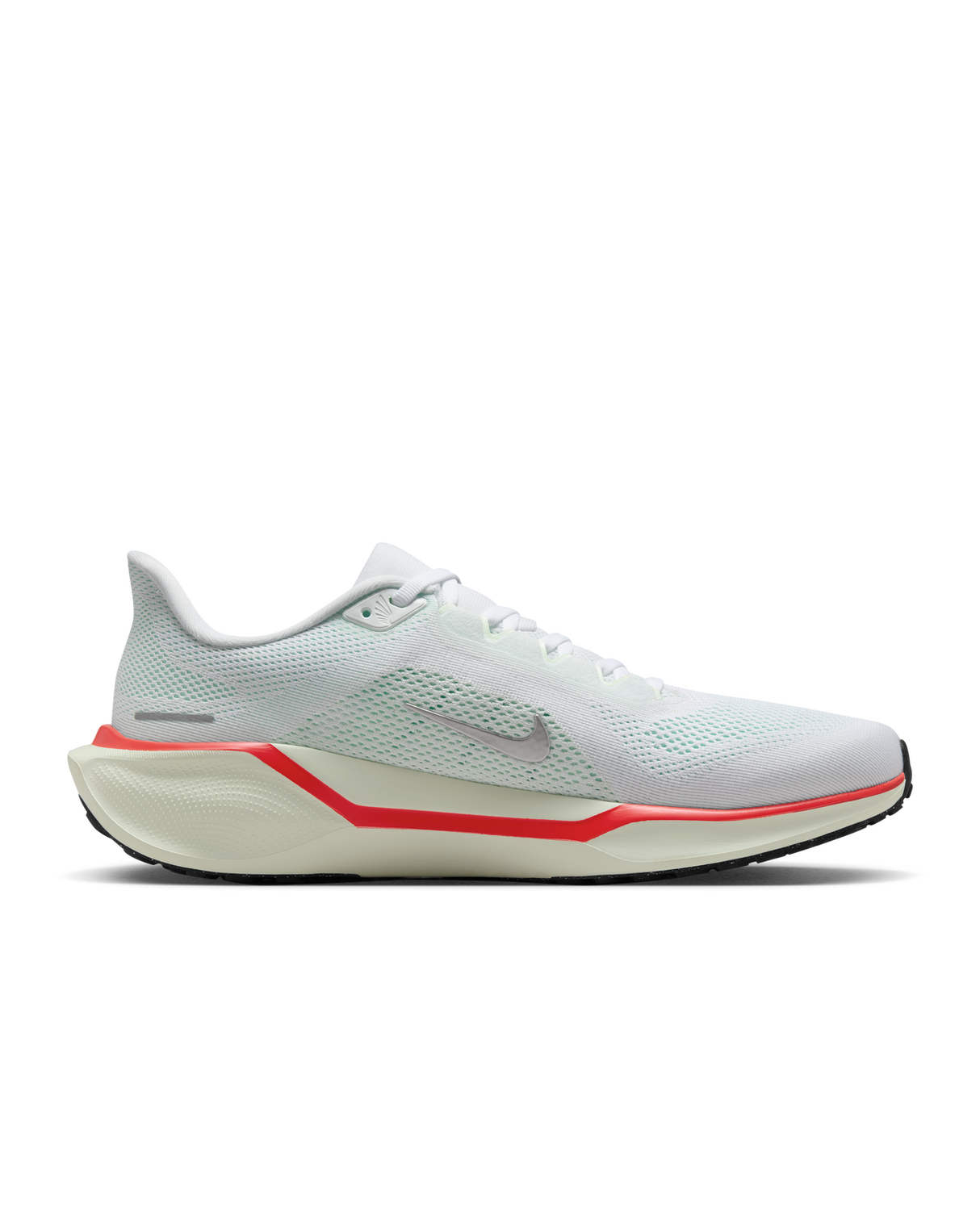 Nike Mens Air Zoom Pegasus 41 Sneakers Shoes Runners in White/Barely Green/Crimson