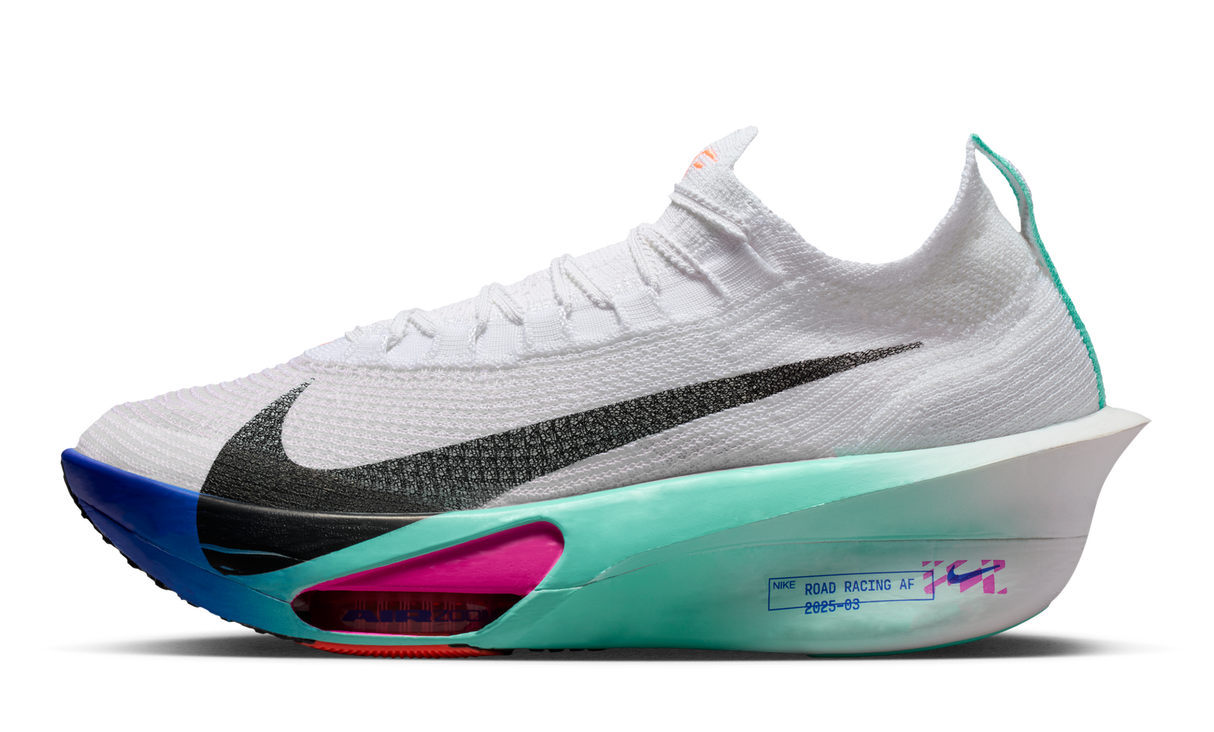 Nike Mens Alphafly 3 Road Racing Shoes - White-Turquoise-Concord-Black (Athletic Sneakers/Runners)