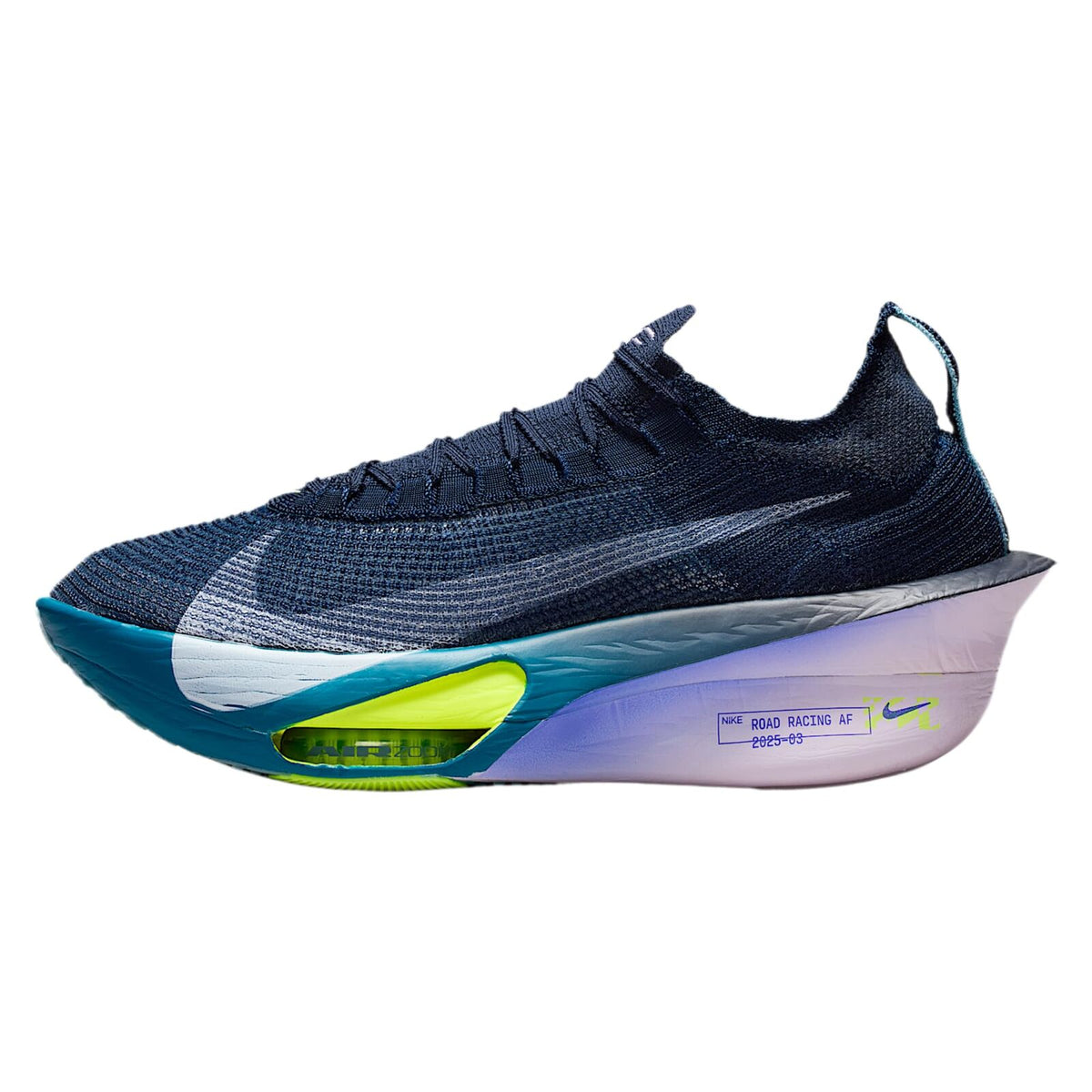 Nike Mens Alphafly 3 in Obsidian/White-Doll-Persian Violet - US 9.5