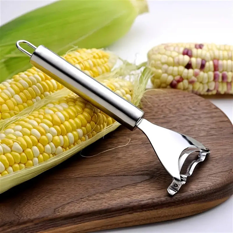 Stainless Steel Corn Peeler Thresher Tools Kitchen Cob Kerneler Cutter Remover