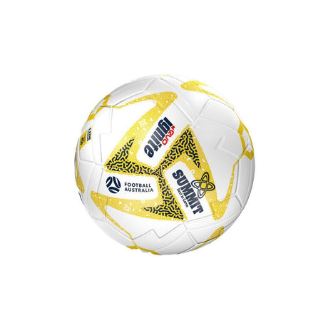Football Australia Summit Ignite Soccer Ball Size 5 - Yellow