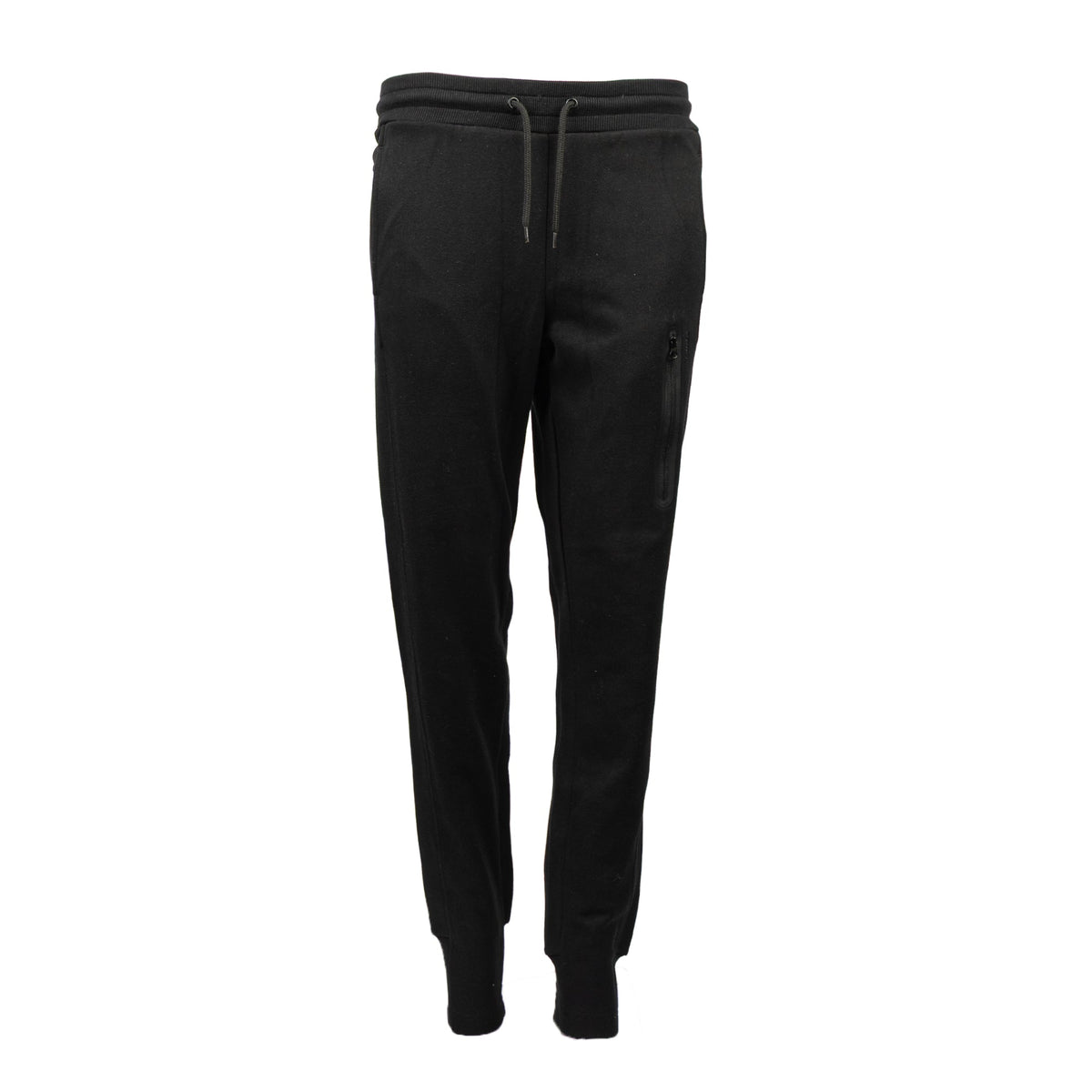 Sfida Florence Womens Double Knit Track Pants - Black (Tapered Trackies)