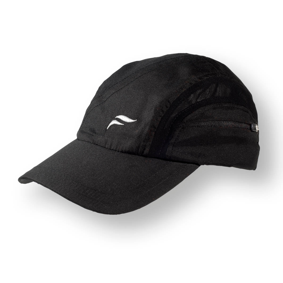 Fly Active Cap-Pocket Running Cap - 2 Colours (With Zip Key Pocket)