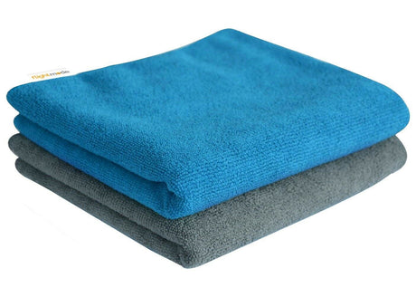 Microfibre Travel Towel Fast Drying Gym Sport Camping Swimming Hiking Workout - Blue