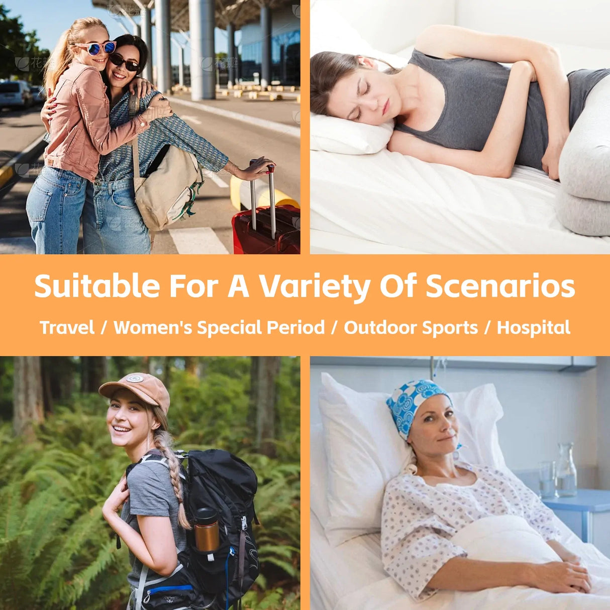 5pcs Womens Disposable Underwear Undies in L/XL (100% Cotton)