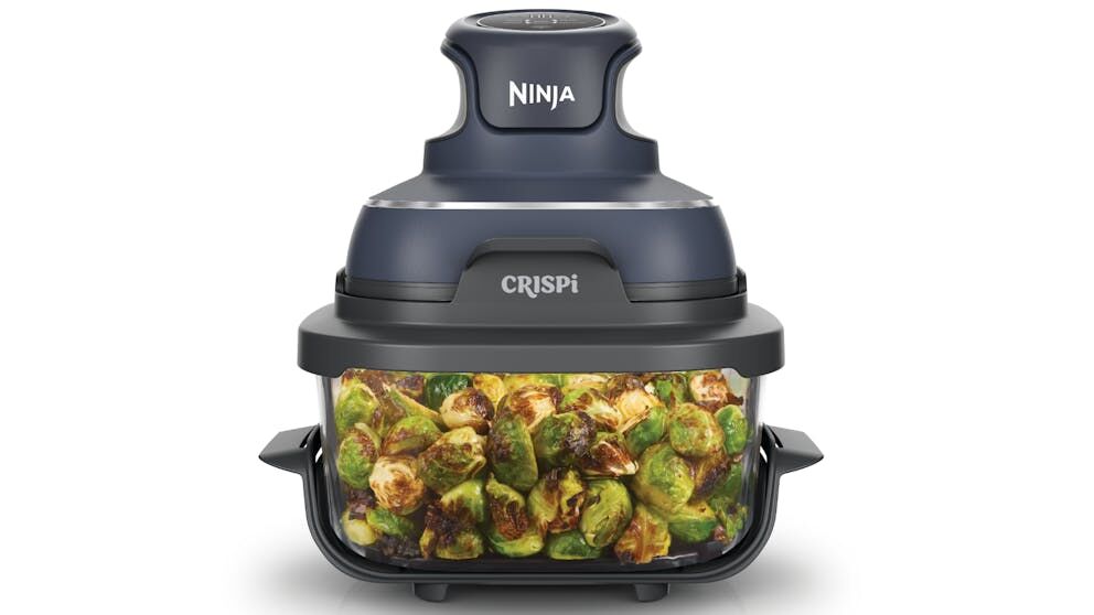 Ninja Crispi 4-in-1 Portable Glass Air Fryer w/ 2 Containers - Cyberspace (FN101GY)