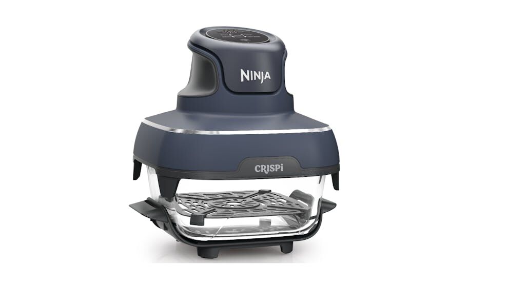 Ninja Crispi 4-in-1 Portable Glass Air Fryer w/ 2 Containers - Cyberspace (FN101GY)