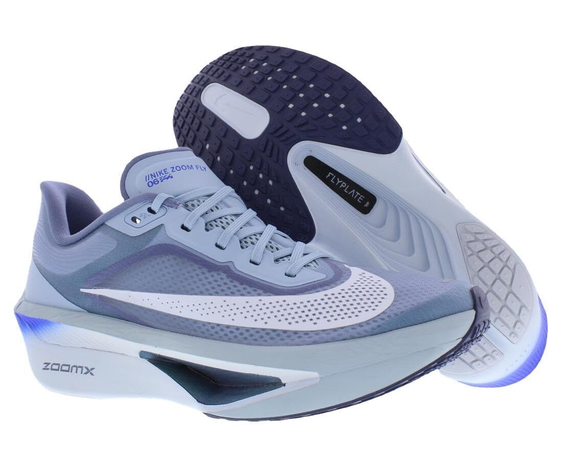 Nike Womens Zoom Fly 6 Shoes Sneakers Runners in Light Armory Blue/White-World Indigo