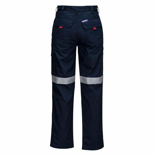 Portwest Mens Modaflame Flame Resistant Work Pants - Navy