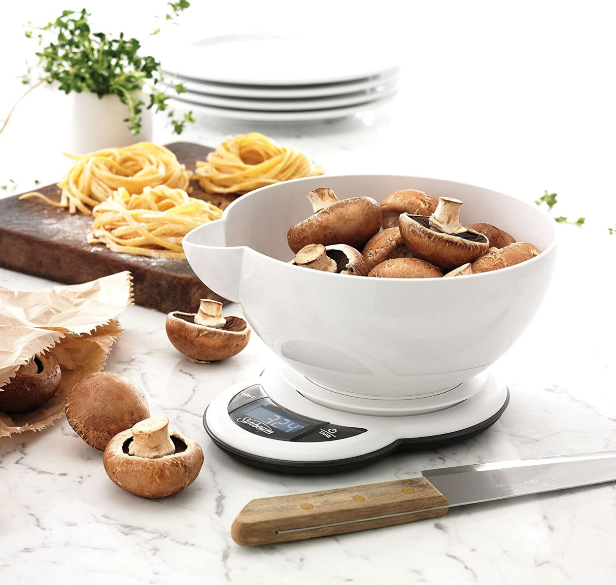 Sunbeam EasyMeasure Food Scales - White - FS7600