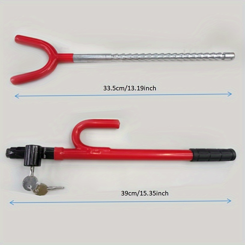 Steering Wheel Lock The Club Twin Hooks Anti Theft Universal Auto Van Truck SUV